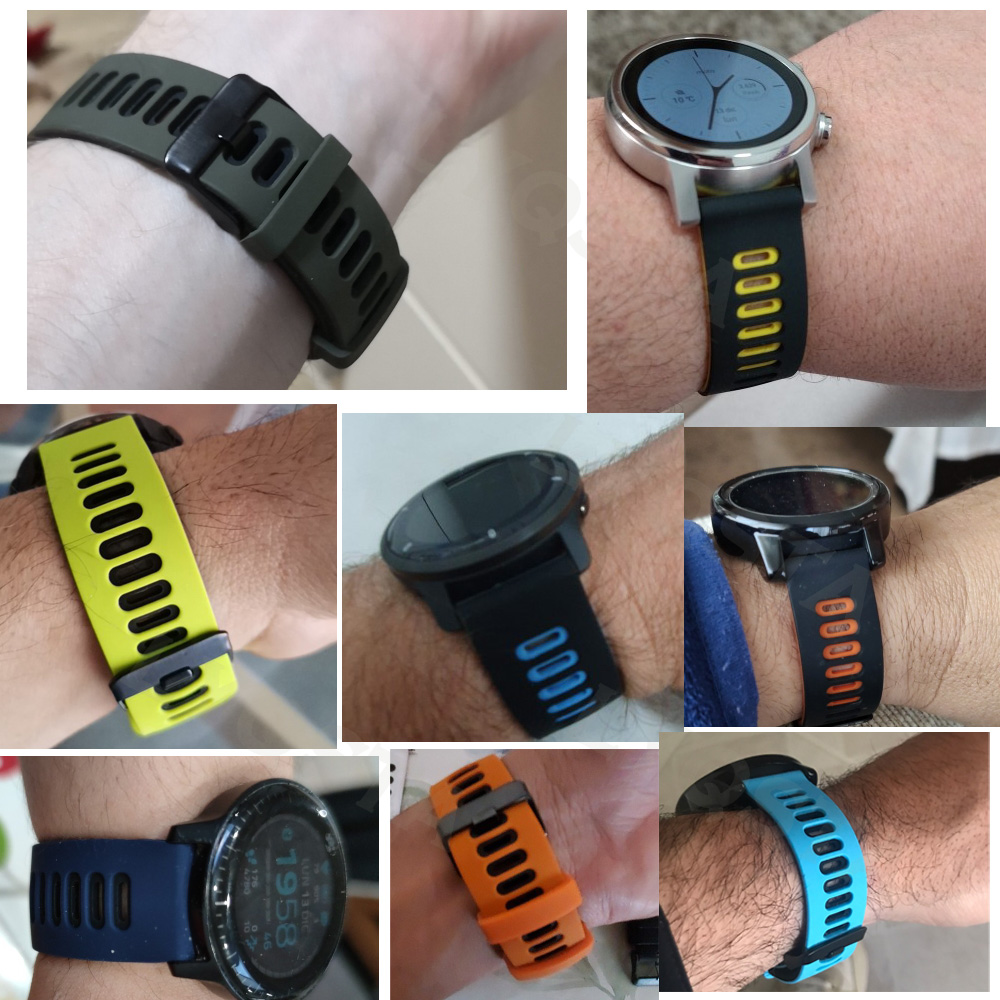 22mm Soft Silicone Watchband F - Xiaomi Smartwatch S3 Accessories のレビューと価格