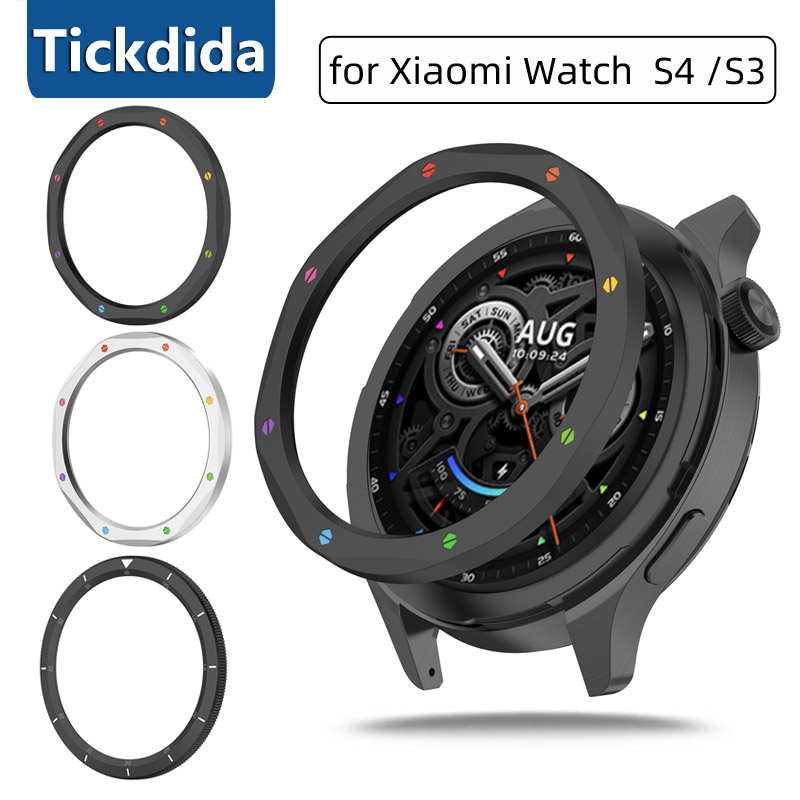 Metal Bezel Ring Case For Xiao - Xiaomi Smartwatch S3 Accessories のレビューと価格