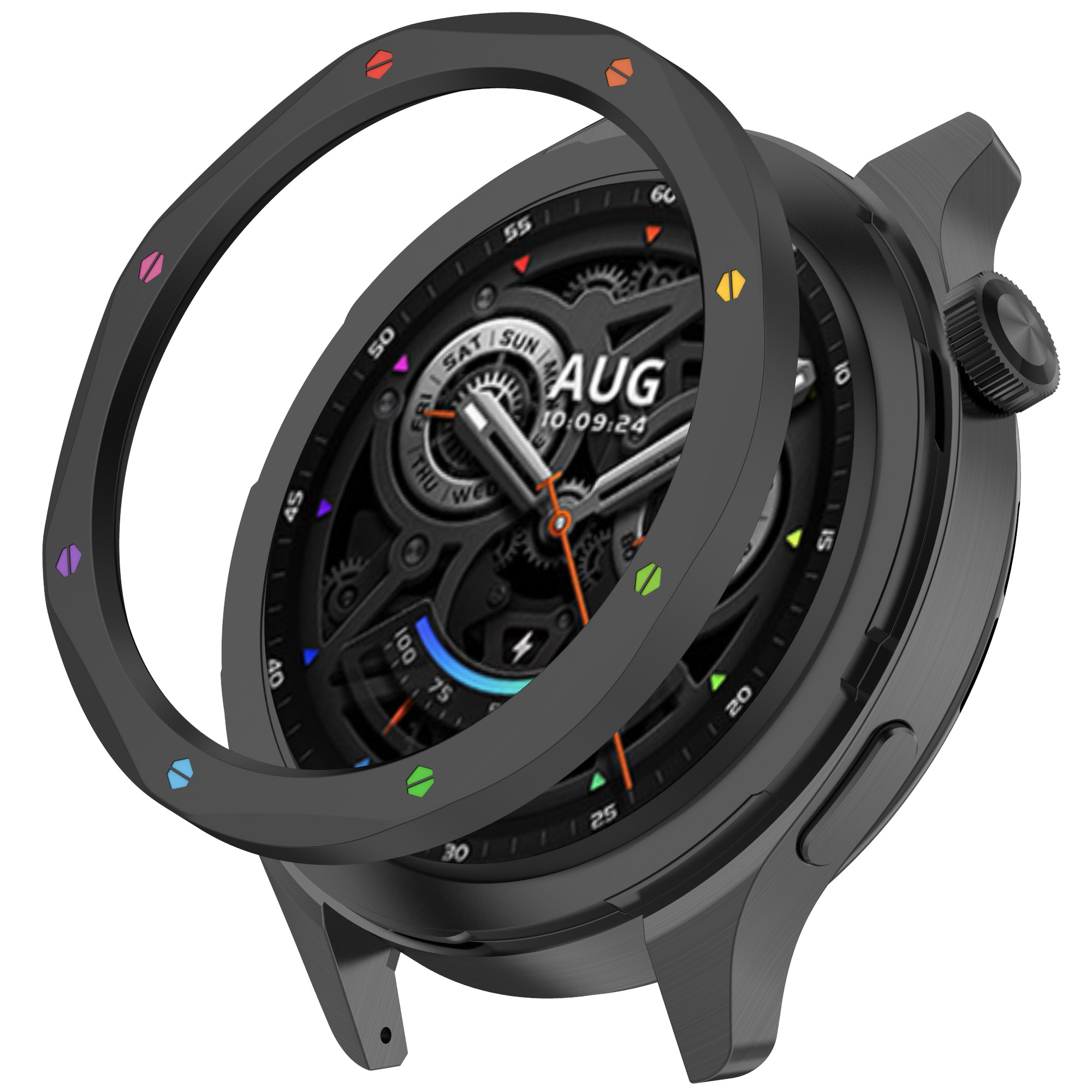 Metal Bezel Ring Case For Xiao - Xiaomi Smartwatch S3 Accessories のレビューと価格