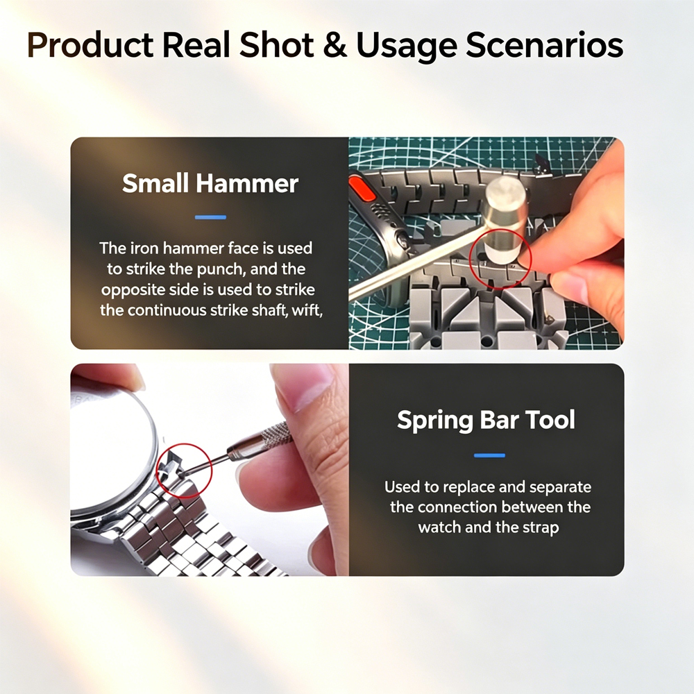 16Pcs Watch band adjust tool U - Tool Kit Strap Change のレビューと価格