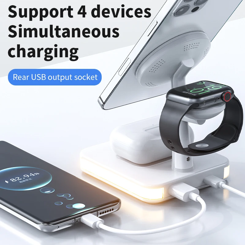 3 in 1 Wireless Chargers Stand - Smartwatch Ac のレビューと価格