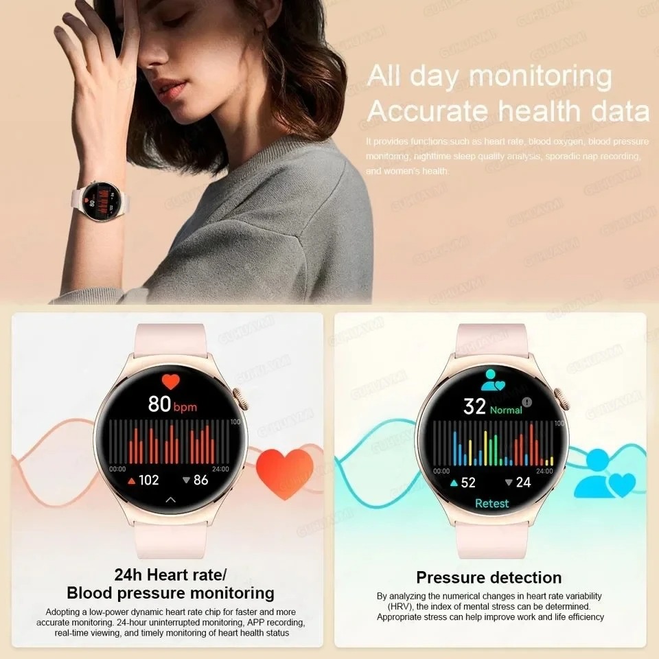 Women Smartwatch NFC AMOLED Sc - Smartwatch Custom のレビューと価格
