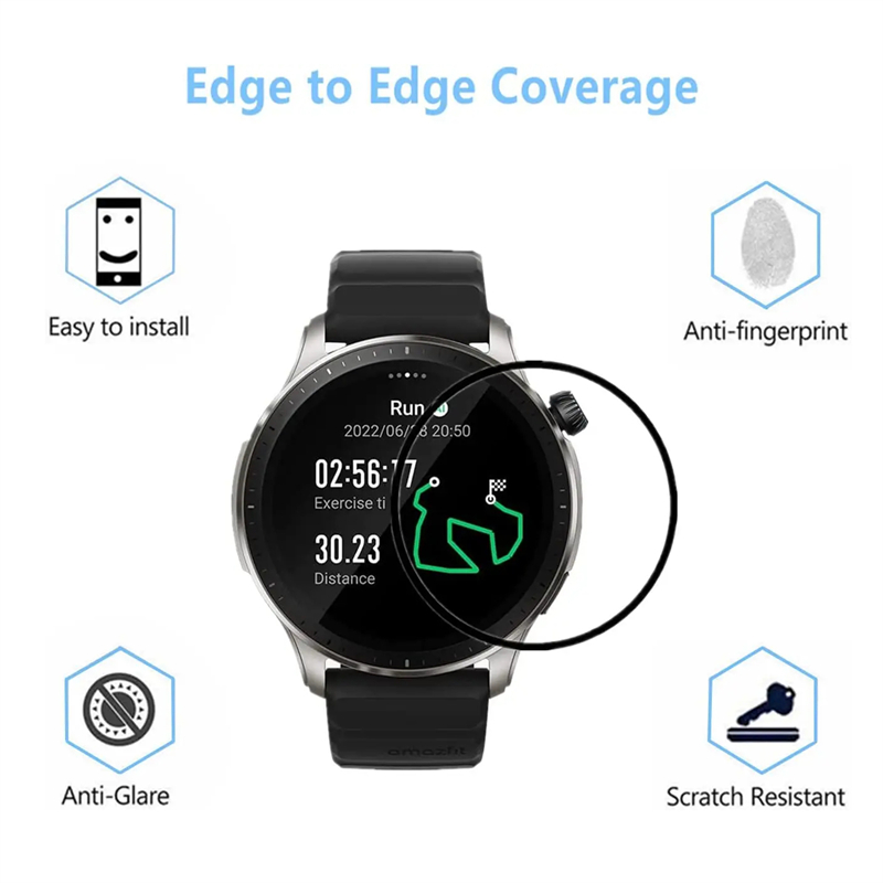 For Amazfit GTR 4 Screen Prote - Smart Watch Accessories のレビューと価格
