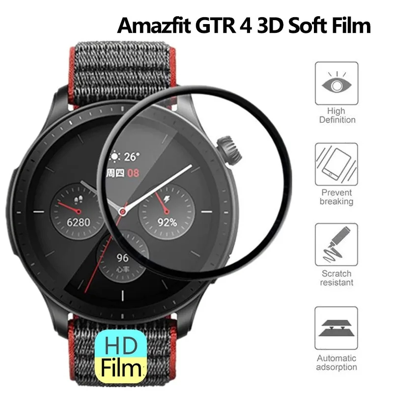 For Amazfit GTR 4 Screen Prote - Smart Watch Accessories のレビューと価格