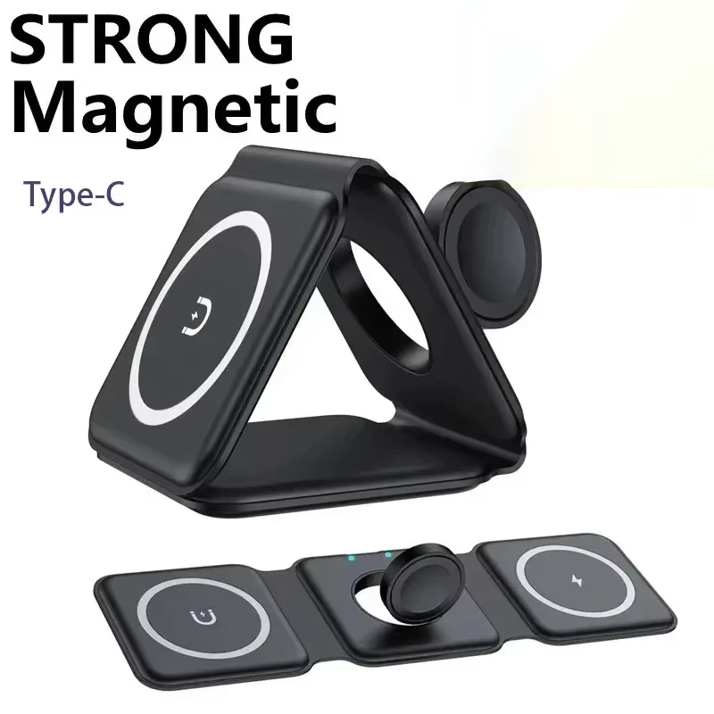 3 in 1 Magnetic Portable Wirel - Watch Charger Cable のレビューと価格