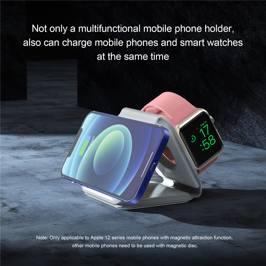 3 in 1 Magnetic Portable Wirel - Watch Charger Cable のレビューと価格