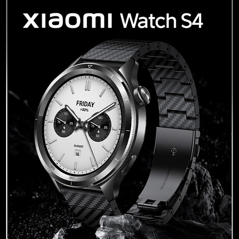 Carbon Fiber Strap For Xiaomi  - Xiaomi Smartwatch S4 Accessories のレビューと価格