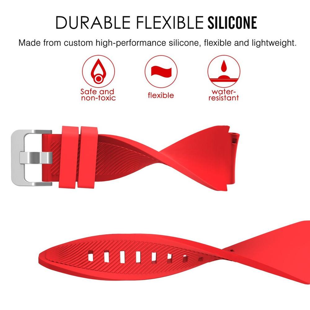 22mm Silicone Strap For Realme - Fossil Smartwatch Accessories のレビューと価格