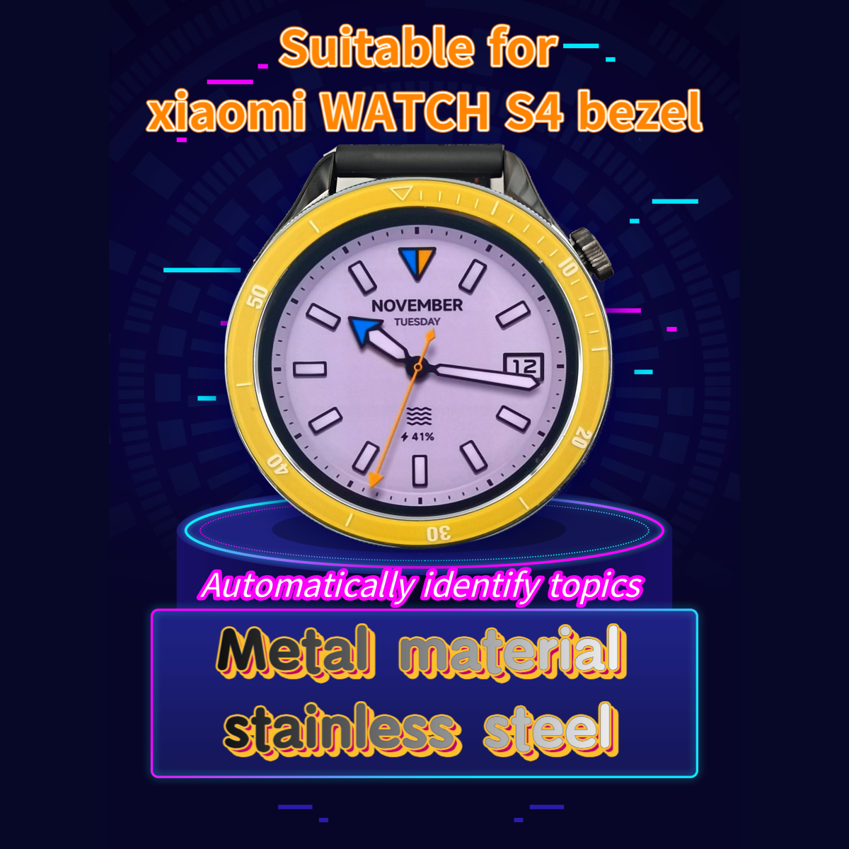 Suitable For Watch S4 Bezel Or - Xiaomi Smartwatch S3 Accessories のレビューと価格