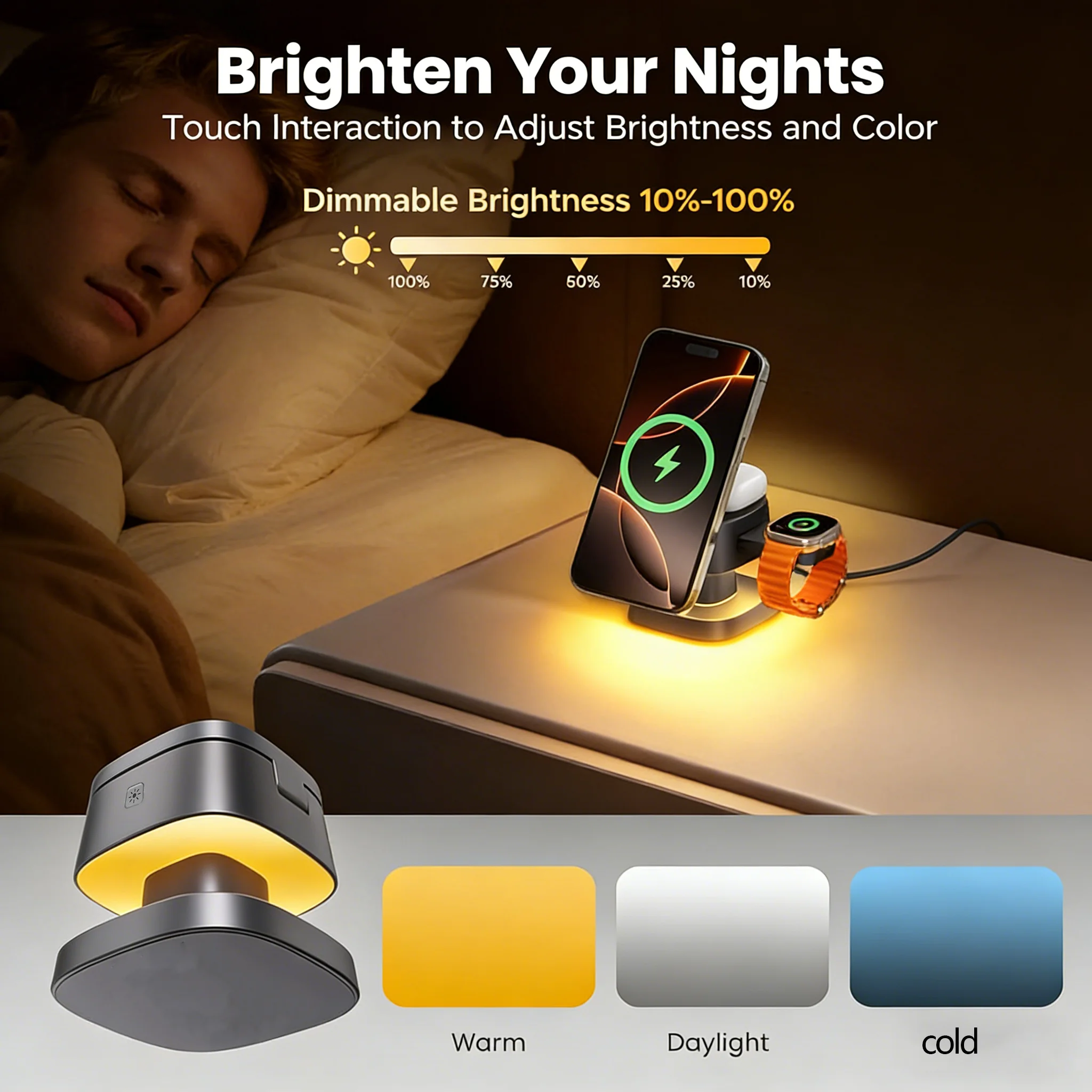 TIMESS Night Light Mashroom Wi - Smartwatch Ac のレビューと価格