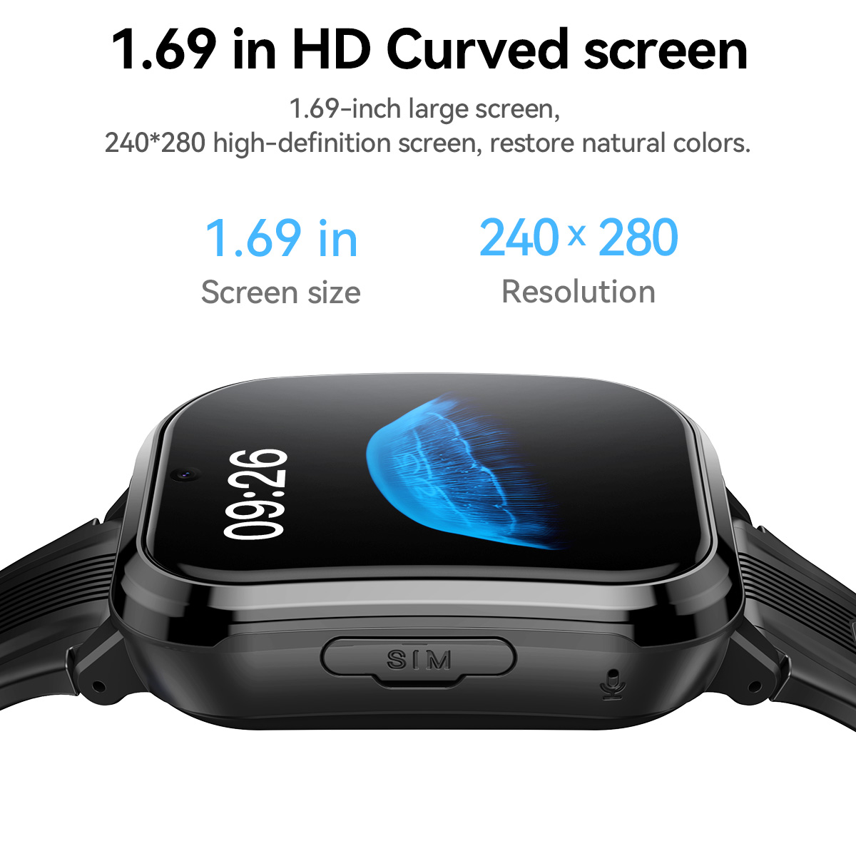 HOCO Y108 1.69inch HD LCD Curv - Smartwatch Id のレビューと価格