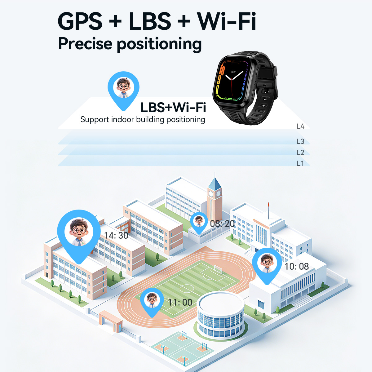 HOCO Y108 1.69inch HD LCD Curv - Smartwatch Id のレビューと価格