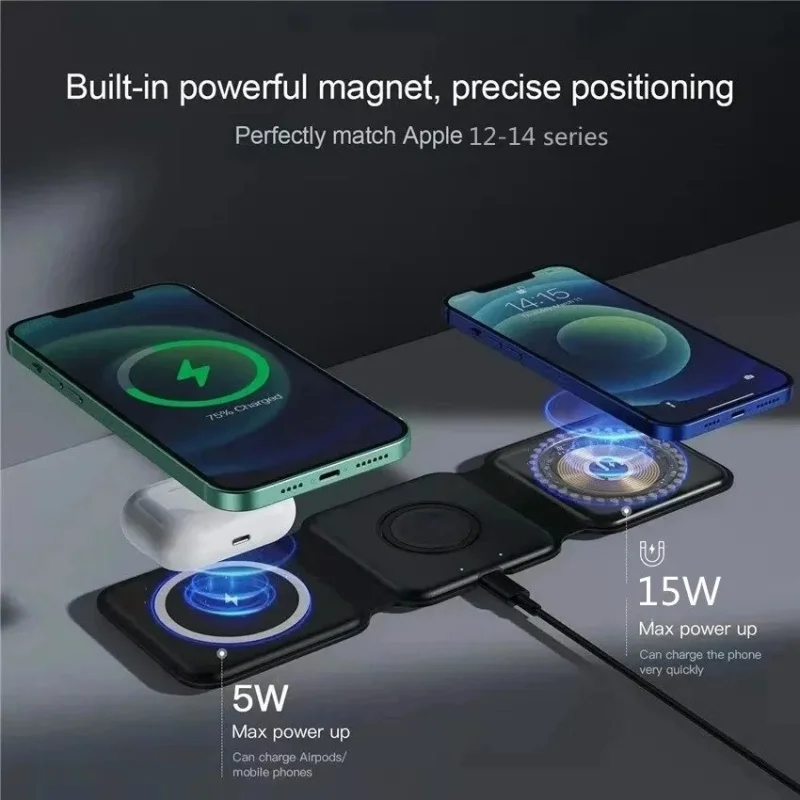 3 in 1 Portable Magnetic Wirel - Smartwatch Ac のレビューと価格