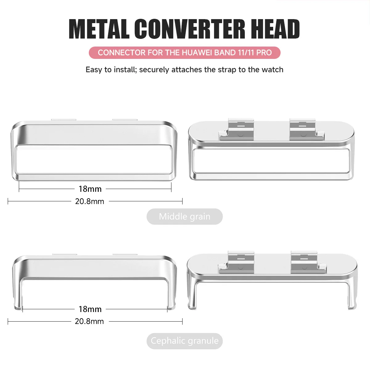 Stainless Steel Metal Accessor - Watch Band Connector のレビューと価格